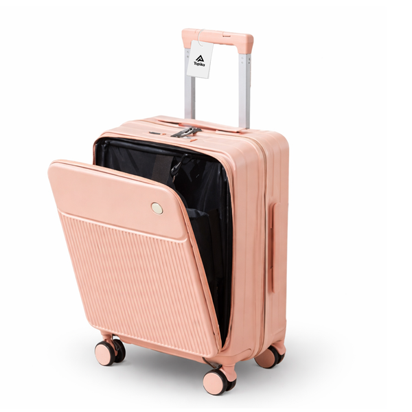 Topika 20/24In Pull Along Travel Bag&amp;USB Charging Port,Lock, Phone Holder