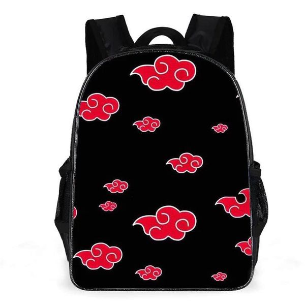Naruto Akatsuki Clouds – Red Backpack School Bag