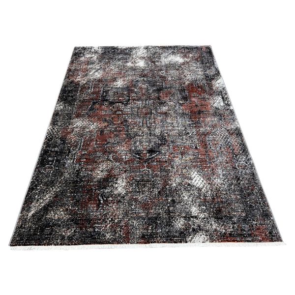 Machine Made Vintage Grey Rug - 235 x 160 cm