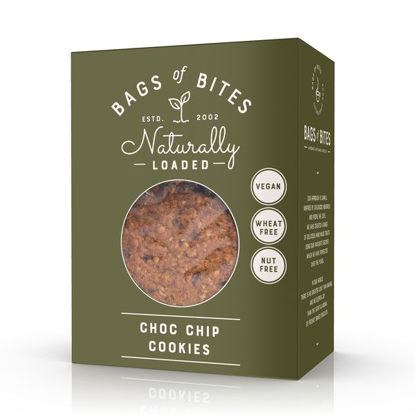 BOB Naturally Loaded Vegan Chocolate Chip Cookies - 250g