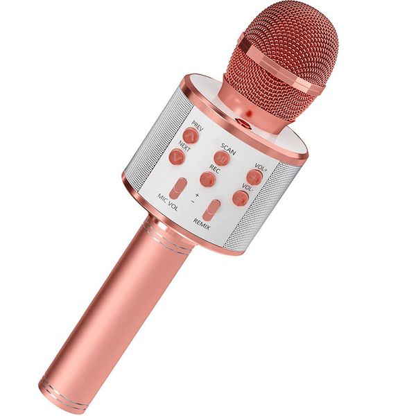 Karaoke Microphone for Kids, Wireless Bluetooth Portable Handheld Karaoke