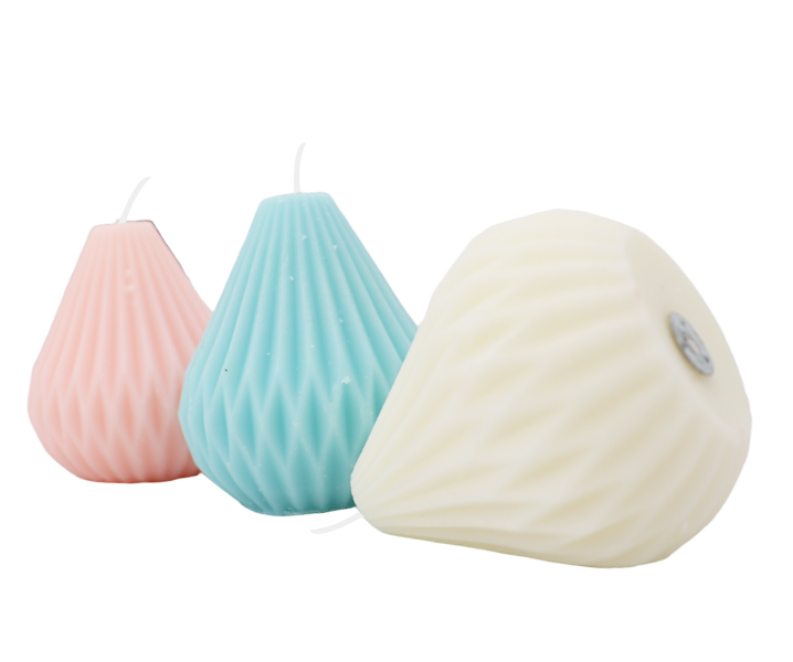 3 Pieces Pear Shaped Scented Candles