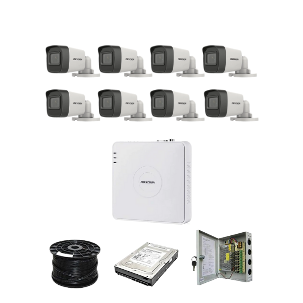 HikVision 8 Ch 1080P Turbo HD Kit