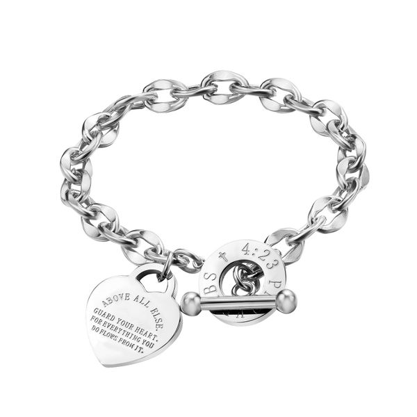 Vixen Stainless Steel Charm Bracelet