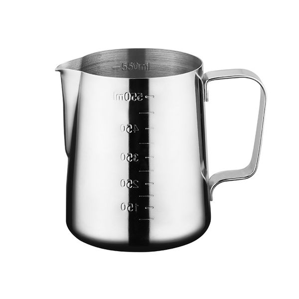 Stainless Steel Pointed Flower Cup With Graduated Coffee Pot