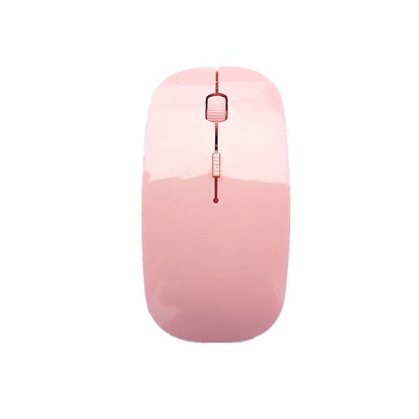 Rechargeable RGB LED Wireless Optical Mouse -Pink