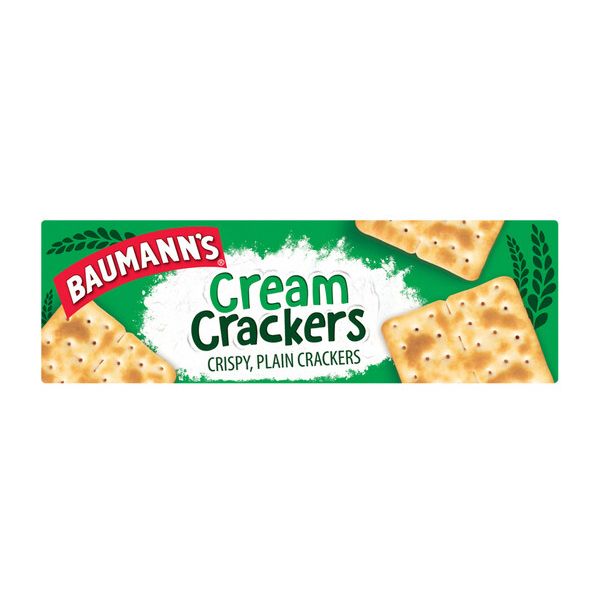 Baumann's Cream Crackers - 12 x 200g Bulk Pack, Classic Crisp Biscuits
