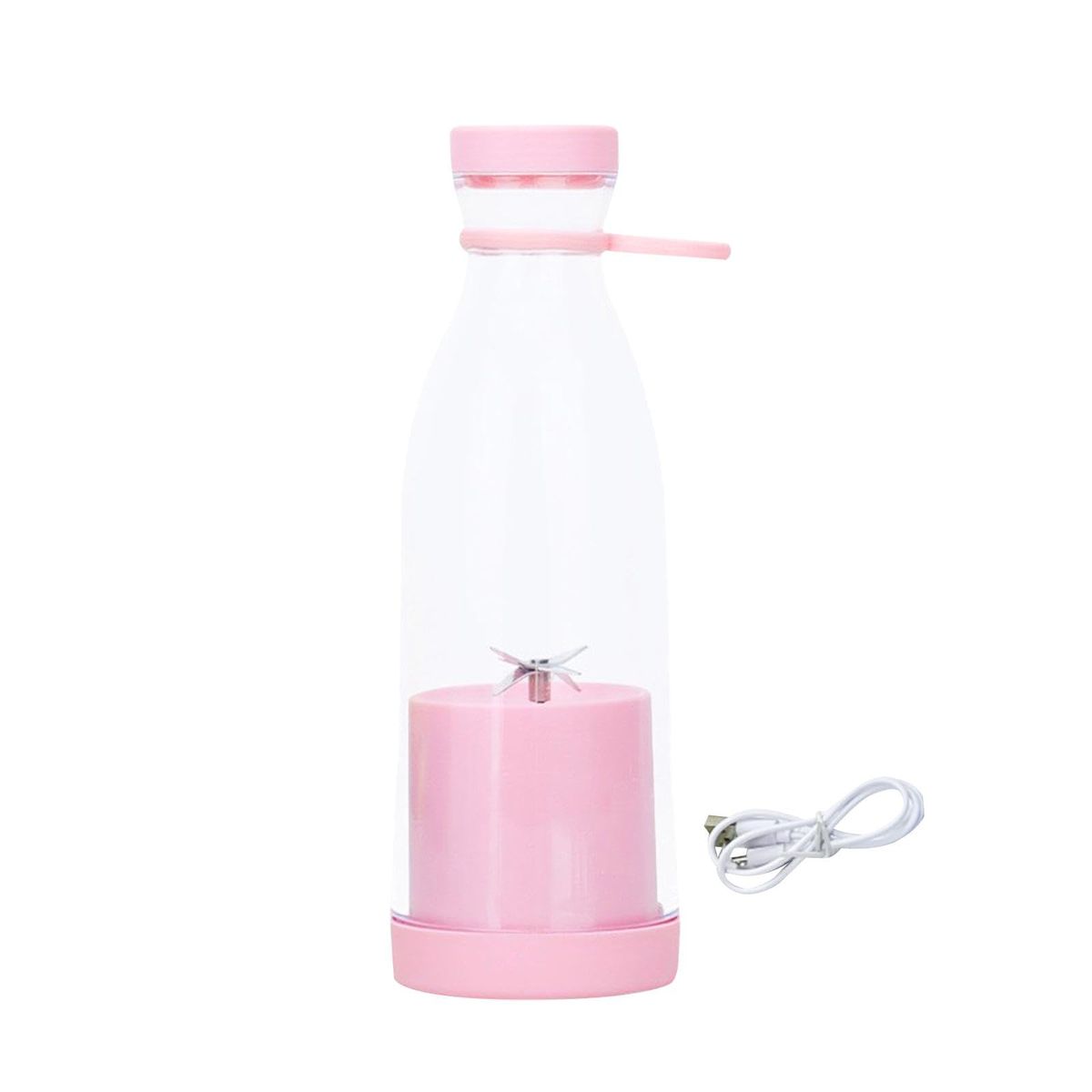 MIni Portable Juicer Blender with Cordless USB Rechargeable Pink