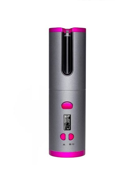 Intelligent Rechargeable Wand Cordless Auto Curling Iron With LCD Display