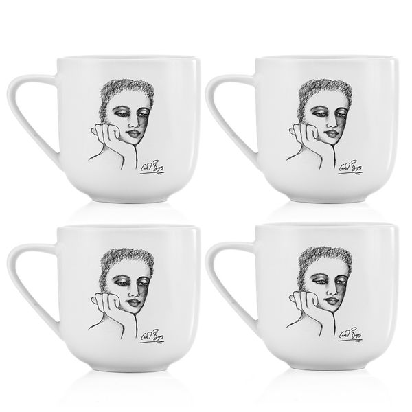 Carrol Boyes Mugs Set of 4 - Just a Thought
