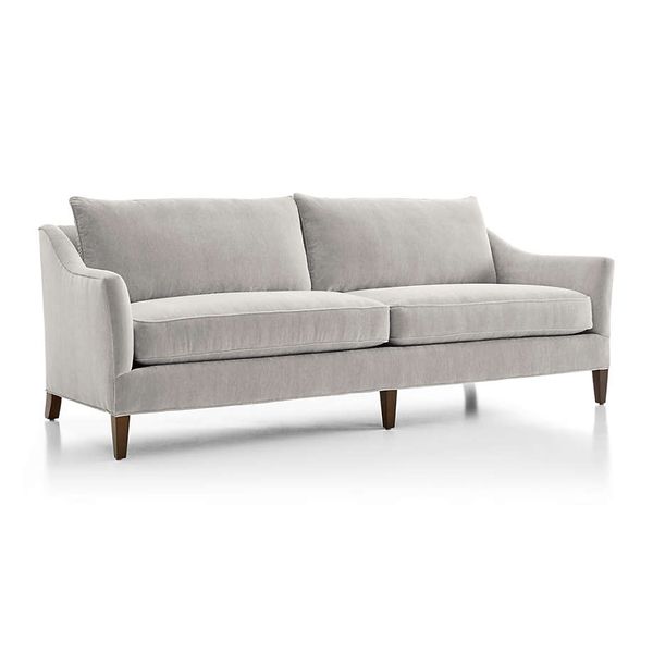 Kelly Curved Linen Couch