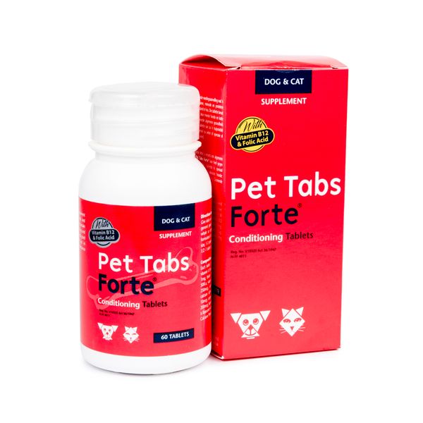 Pet Tabs Forte Advanced For Dogs &amp; Cats - 60 Tablets