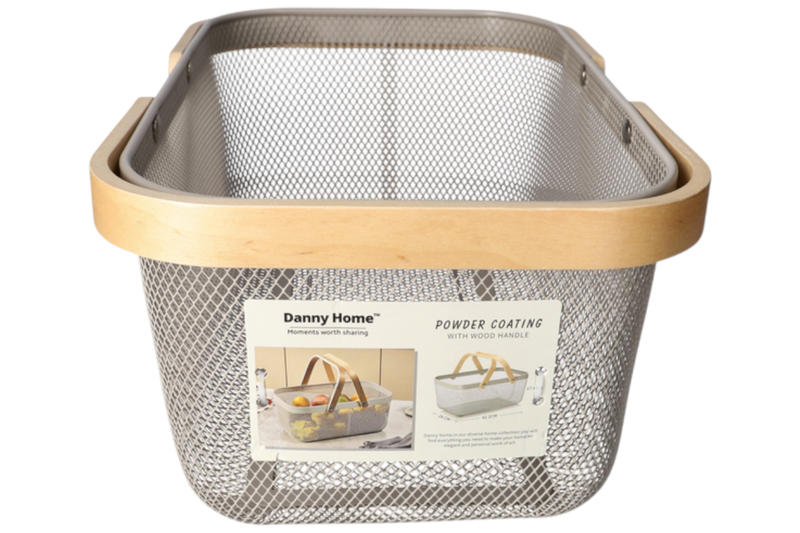 Danny Home Iron RectangularStorage Basket