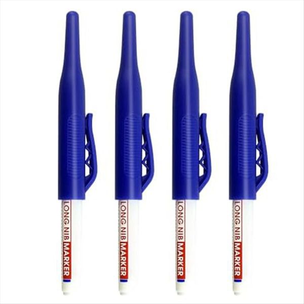 Long-Head Deep Hole Marker Metal Markers for Steel Black