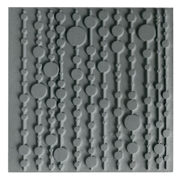 Cernit Texture PlatePlate - 9x9cm - Pop Curtain