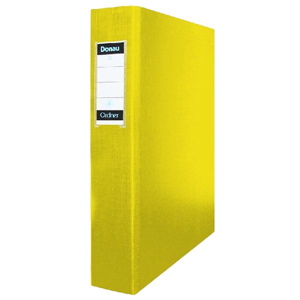 Donau A4 Ring Binder File 30mm - 2 ring, Yellow