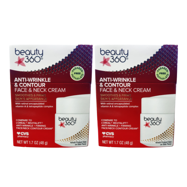 Duo Pack - CVS Health Anti-Wrinkle and Contour Cream 48g