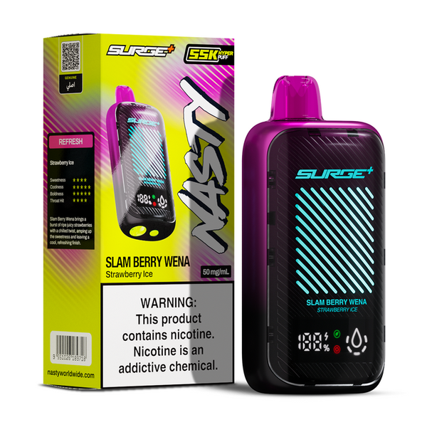 Nasty SURGE 55K Puff Disposable Strawberry Ice