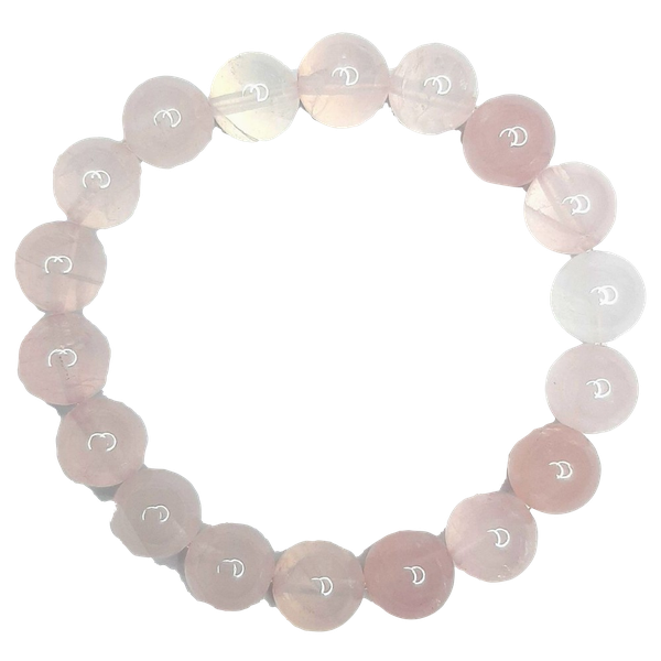 Earth Stone Collection - Rose Quartz Stone Bracelet