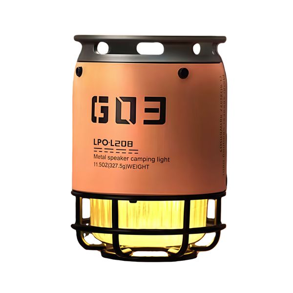 Traveler Bluetooth Speaker &amp; Lamp - 5W Metal Speaker with RGB Mood Light