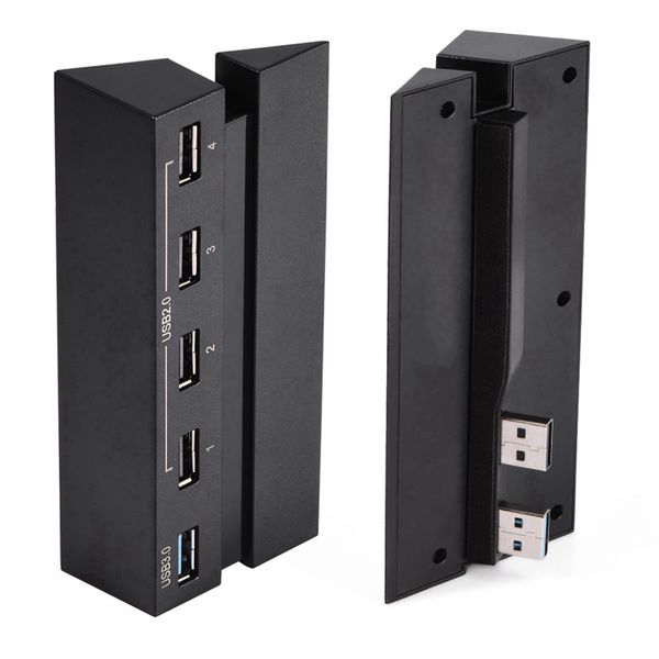 5-Port USB Hub Compatible with PS4