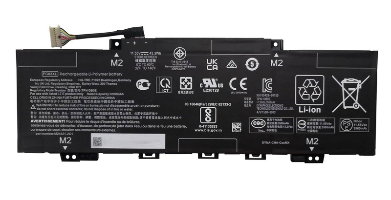 PC03XL Battery Compatible with Pavilion X360 , Aero 13 be0097nr, Series