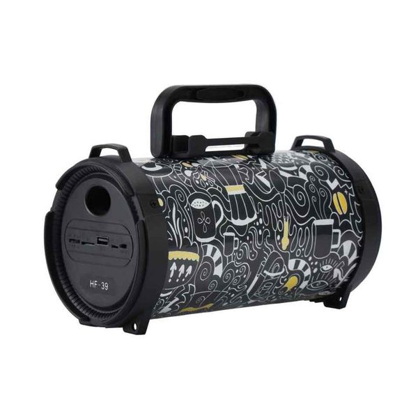 Wireless Speaker 4inch Small Bass Speaker NewDesign, Colorful Lights HF39