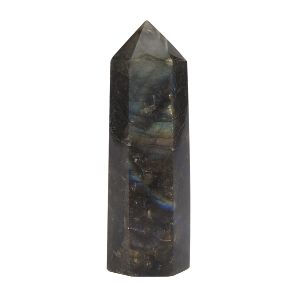 Moonstone Column Natural Labradorite Quartz Crystal Home Decor 5-6Cm
