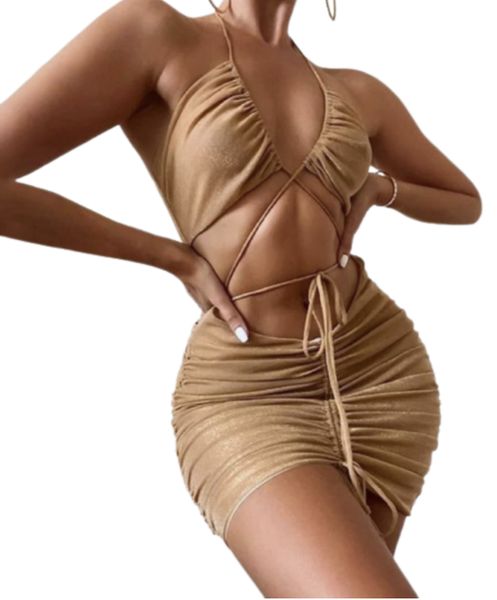 Spandex Bodycon Mini Dress
