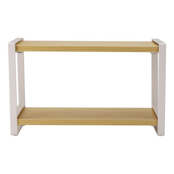 Double Layer Storage Kitchen Spices Plank Shelf Home Sundries Holders