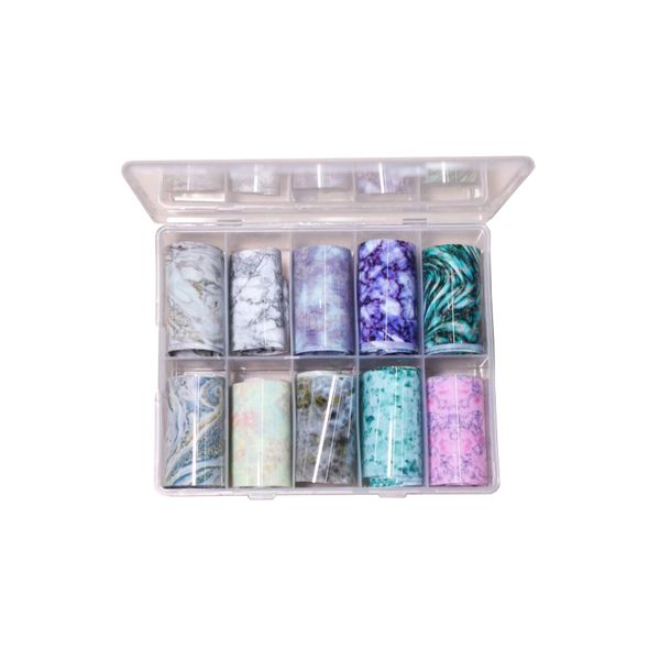 Marble Nail Foil Art 10 Rolls