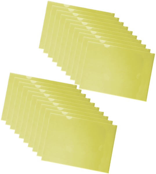 Secretarial Folders - A4 160 m (Yellow) X20