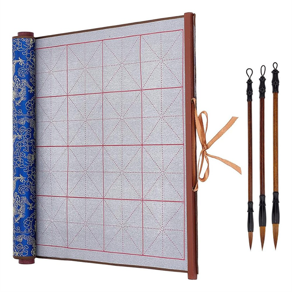 Reusable Water Writing Magic Cloth Inkless Chinese Calligraphy Set 1