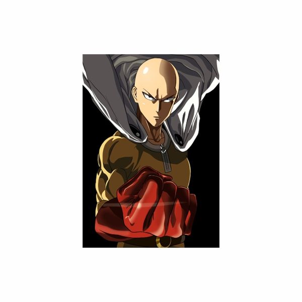 One man Punch Black - A1 poster