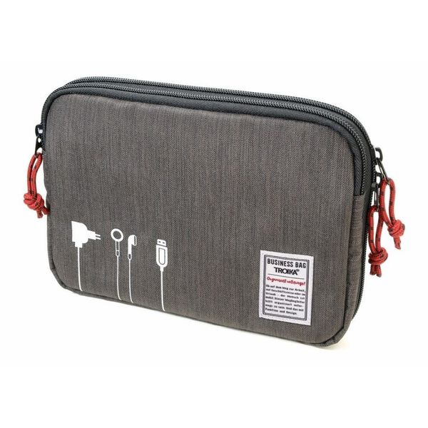 Troika Cable Bag / Electronic Accessories Organizer: Business Tech Pouch 2