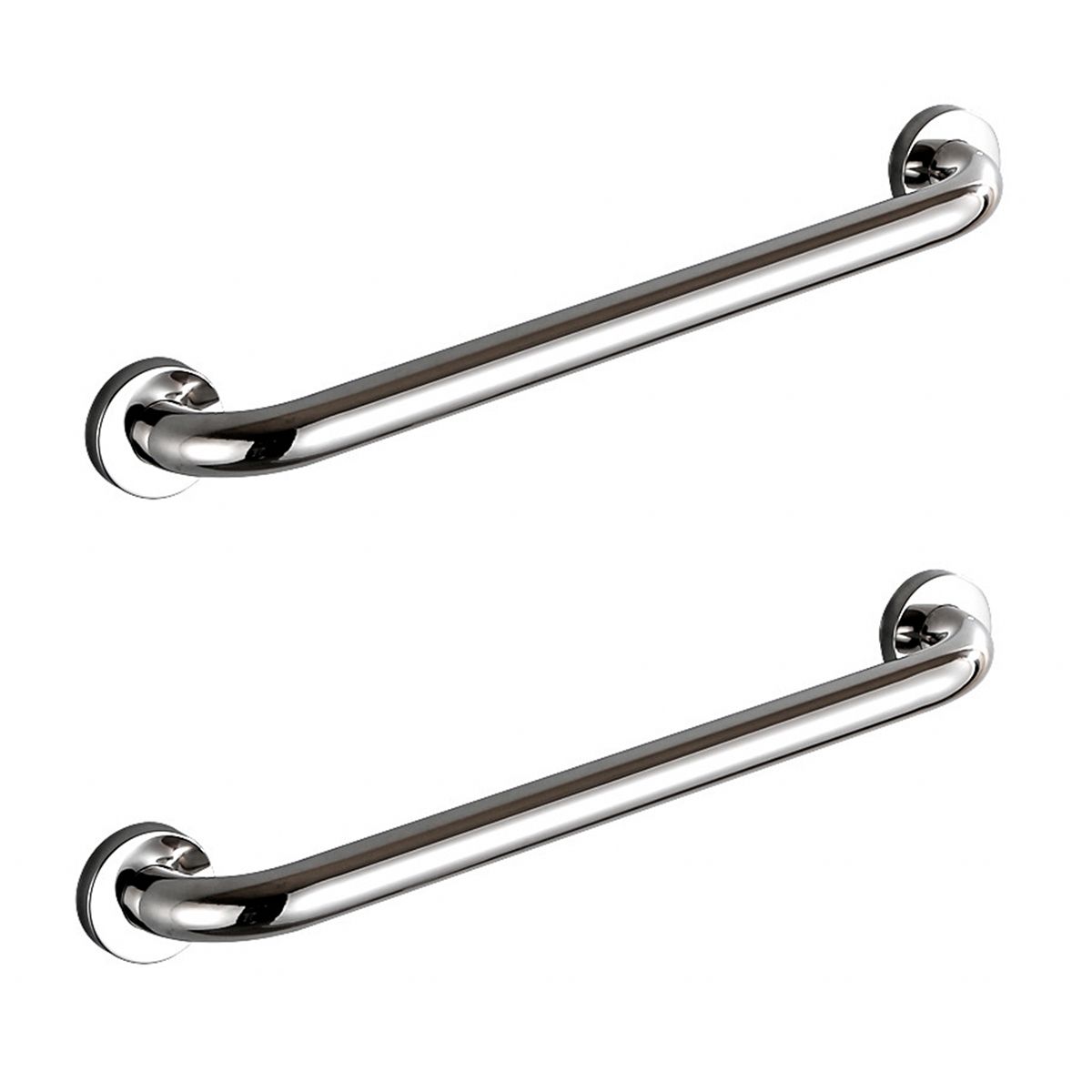 2PK Safety Handrails Bathroom Stainless Steel Bathtub Toilet Anti-Slip Grip