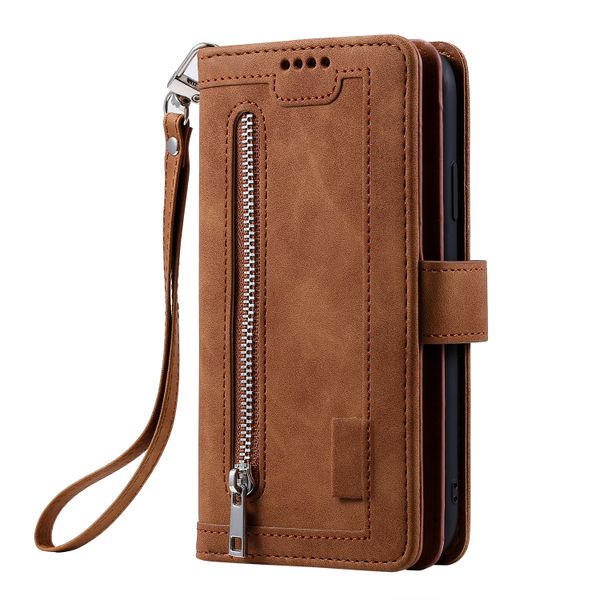 Multifunctional Zipper Phone Case Compatible with Samsung Galaxy S20 Cover