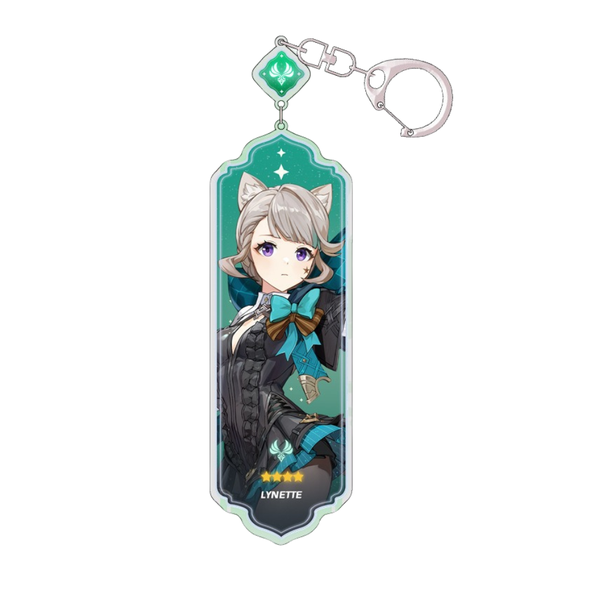 Lynette Character Keyring and Bag Ring - Cute Cartoon Keychain