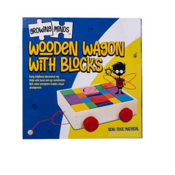 Wooden Blocks In Wagon