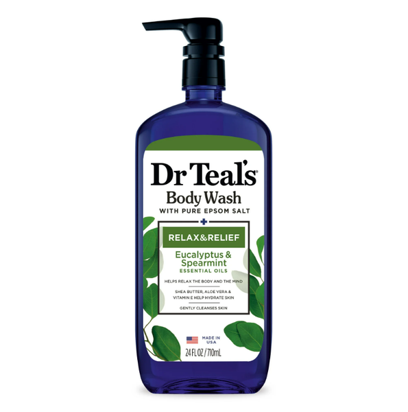 Dr Teals Body Wash 710ml- Relax &amp; Relief with Eucalyptus &amp; Spearmint