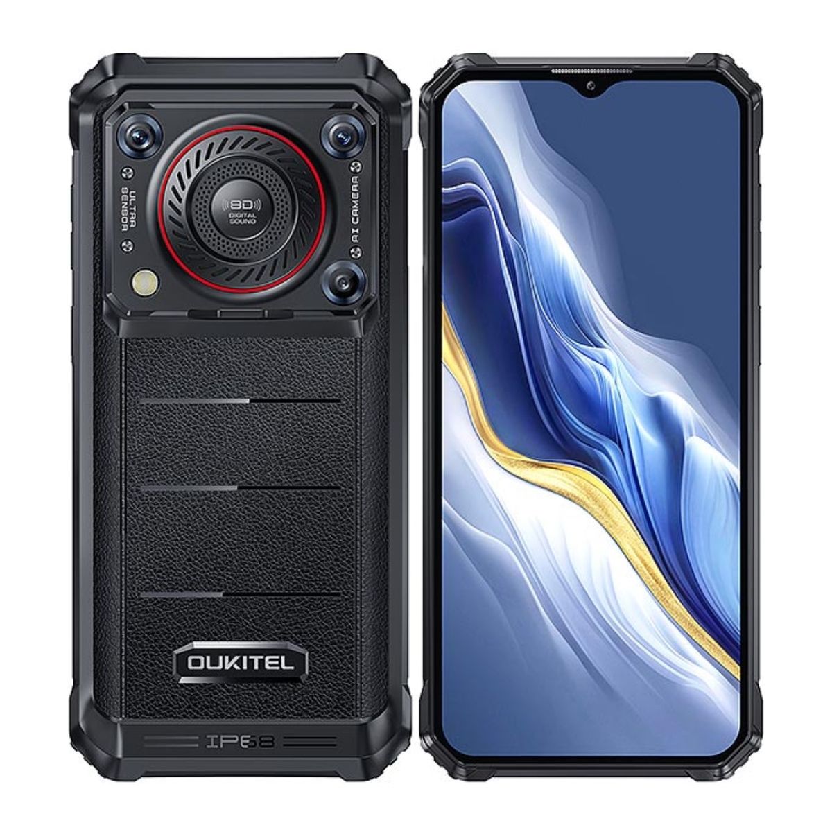Oukitel WP36 Rugged Smartphone- 6.52" HD, 10600mAh, 128GB ROM, Dual Sim