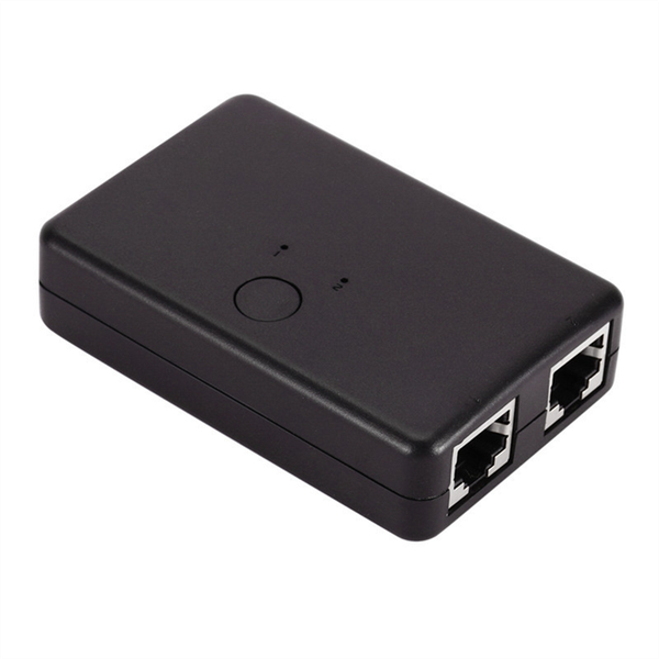 2Port Network Switch Rj45 Splitter Cable 100Mbps Power2 Way Connector
