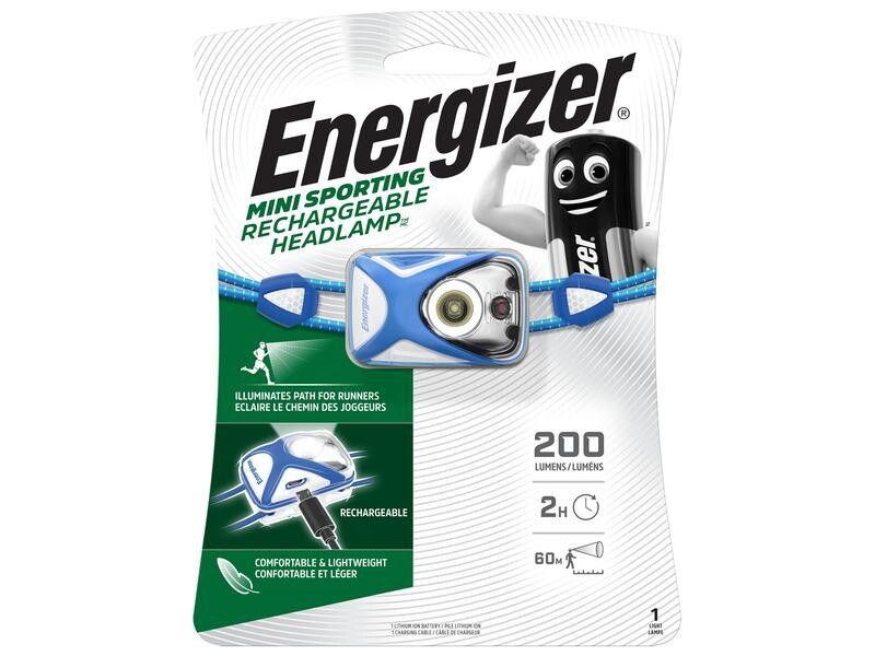 Energizer Mini Sporting LED Rechargeable Headlamp