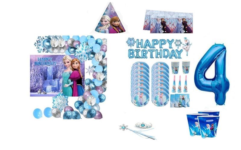 Frozen party box for a 4 year birthday