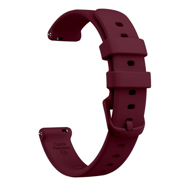 Silicone Strap Compatible with Garmin Lily 2 -Maroon
