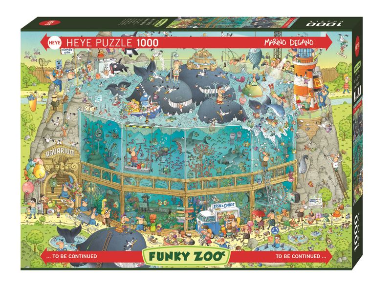 Products Marino Degano Funky Zoo Ocean Habitat - 1000 Piece Puzzle