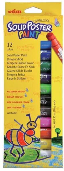 KB Solid Poster Paint 12 Colours