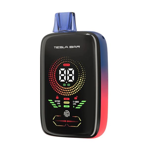 Tesla Bar XT-25000 Puff Disposable Vape - Blue Razz