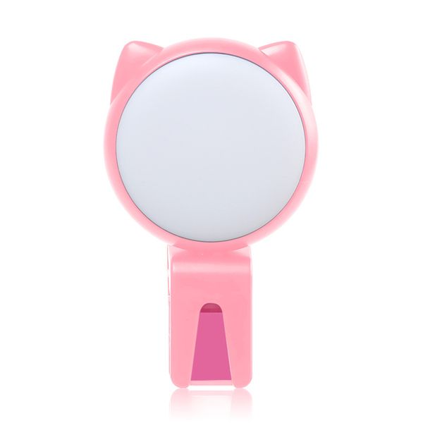 Selfie Clip on Ring Light,Rechargeable 9 Level Adjustable Brightnes Mode