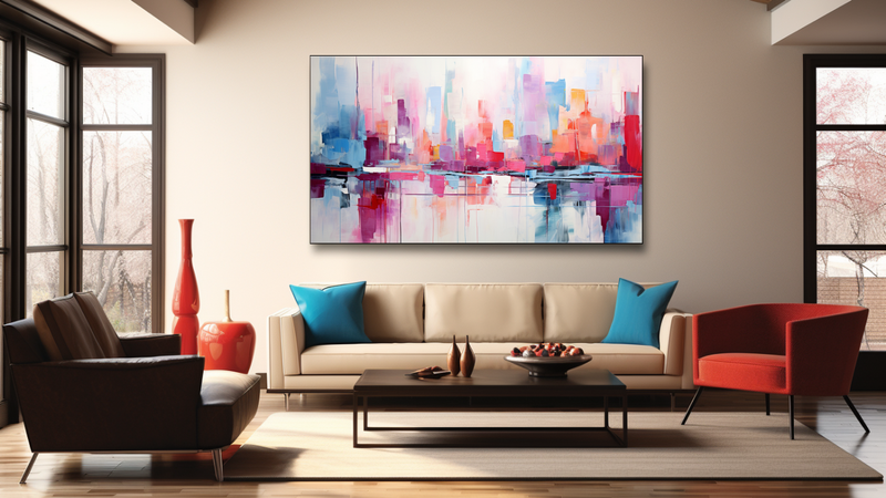 Canvas Wall Art - Abstract Fusion - HD0235